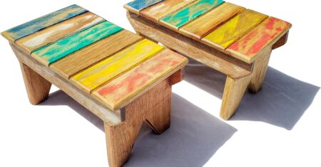 Banco de madeira para jardim