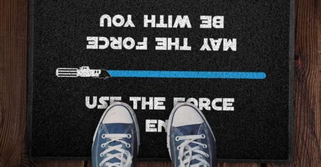 Capacho Star Wars: “Use a força”