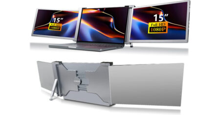 Extensor de tela duplo para notebook