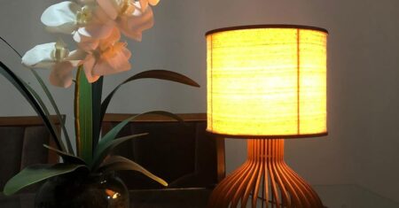 Luminária de mesa do tipo abajur