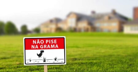 Placa de grama geek
