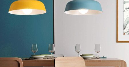 Luminária teto Home-Neat com pingente de madeira