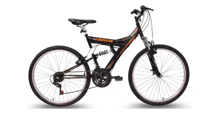 Bicicleta Track com aro 26 e quadro de aço sai 15% OFF