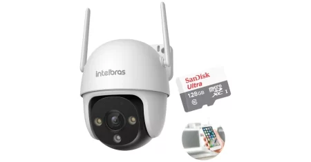 Câmera WiFi Intelbras Full HD e visão 360º sai 16% OFF
