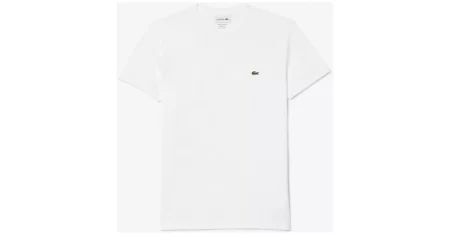 Camiseta Lacoste masculina de algodão sai 40% OFF