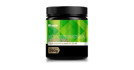 Creatina Growth 250g com preço 25% OFF