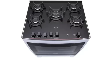Fogão de 5 bocas com queimador “Tripla Chama” sai 34% OFF