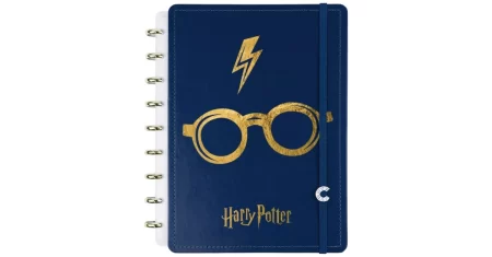 Caderno inteligente Harry Potter com 80 folhas sai 16% OFF
