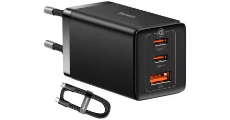 Carregador notebook USB e Tipo C de 65W sai agora 10% OFF