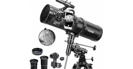 Telescópio refletor newtoniano de 130mm sai agora 40% OFF