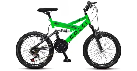 Bicicleta Aro 20 com amortecedor central sai 24% OFF