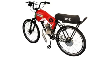 Bicicleta motorizada com motor de 100cc sai agora 21% OFF
