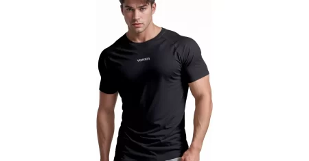 Camiseta masculina Dry Fit com proteção UV sai 30% OFF