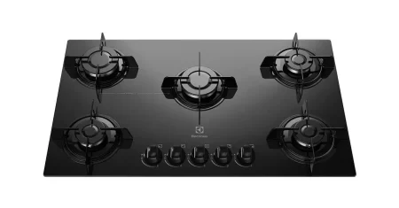 Fogão cooktop 5 bocas Electrolux bivolt sai agora 22% OFF