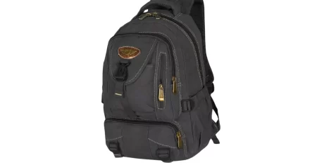 Mochila escolar de lona impermeável sai agora 15% OFF