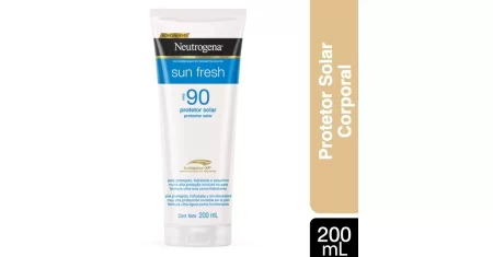 Protetor Solar Neutrogena FPS 90 oil free de 200ml está 33% OFF