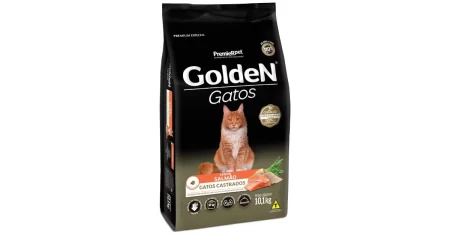 Ração Golden para gatos castrados sai 36% OFF
