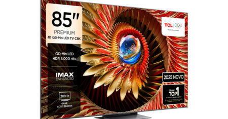 TV 85 polegadas Smart com 1 bilhão de tons de cores; veja o preço