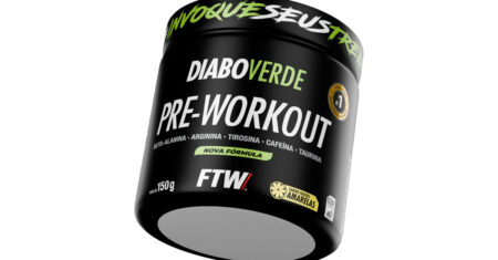 No precinho: Suplemento em Pó Pre Treino Pre-Workout Pote 150g Diabo Verde