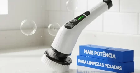 Pode ser tua: escova de limpeza elétrica 9 em 1 multifuncional giratória