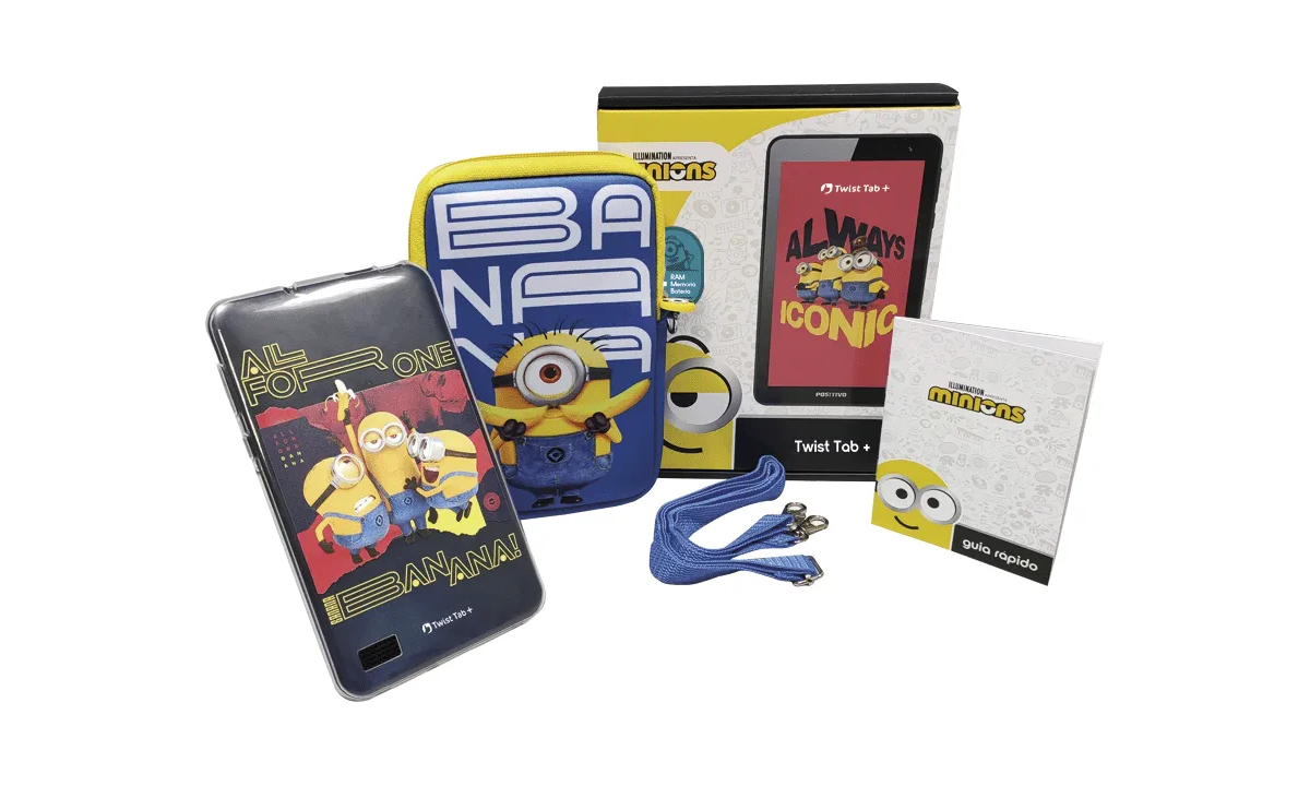 Para o seu filho: Tablet Positivo Twist Tab Minions