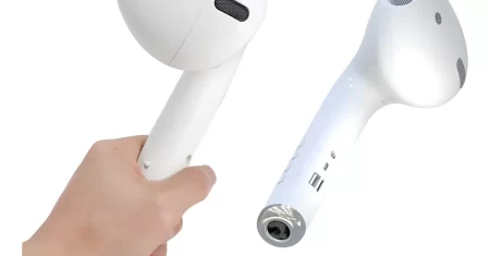 Caixa de som Airpod gigante para fãs da Apple