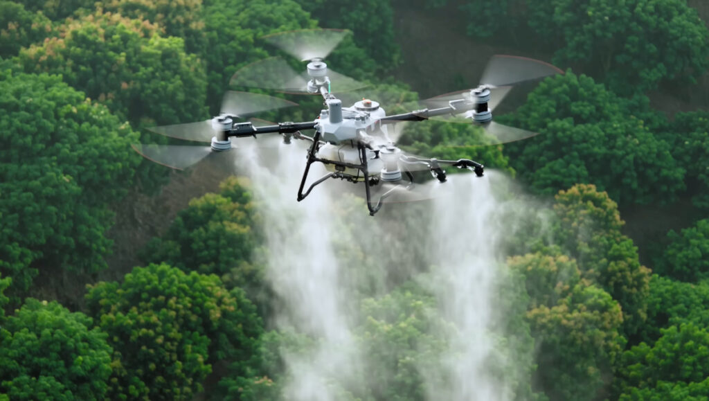 DJI Agras T100: o drone agrícola para grandes operações