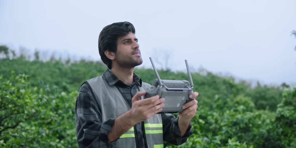 DJI Agras T70P: drone agrícola para pulverização, dispersão e transporte no campo